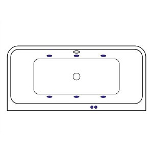 Ванна акриловая  EXCELLENT Arana 180x85 SOFT золото купить в интернет-магазине Sanbest