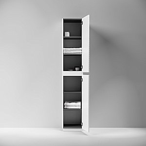 Шкаф-пенал напольный Sancos Folk Floor PFL35FW белый для ванной в интернет-магазине сантехники Sanbest