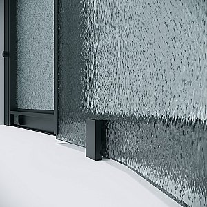 Душевой уголок Grossman Pragma 120.K33.03.1280.21.02 120x80 стекло шиншилла/профиль черный матовый купить в интернет-магазине Sanbest