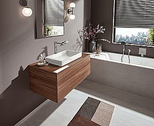 Смеситель для раковины Hansgrohe Vivenis 75042700 белый матовый купить в интернет-магазине сантехники Sanbest