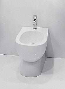 Биде Sanita Luxe Art ARTSLBI01 белое купить в интернет-магазине Sanbest