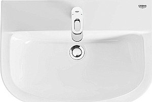 Раковина на пьедестале Grohe Bau Ceramic 61 белая купить в интернет-магазине Sanbest