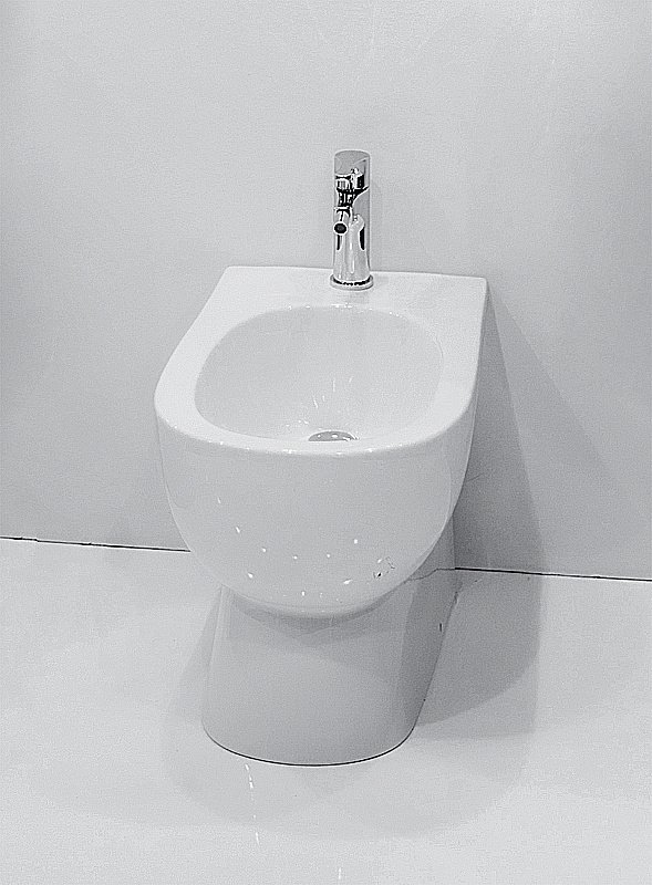 Биде Sanita Luxe Art ARTSLBI01 белое купить в интернет-магазине Sanbest