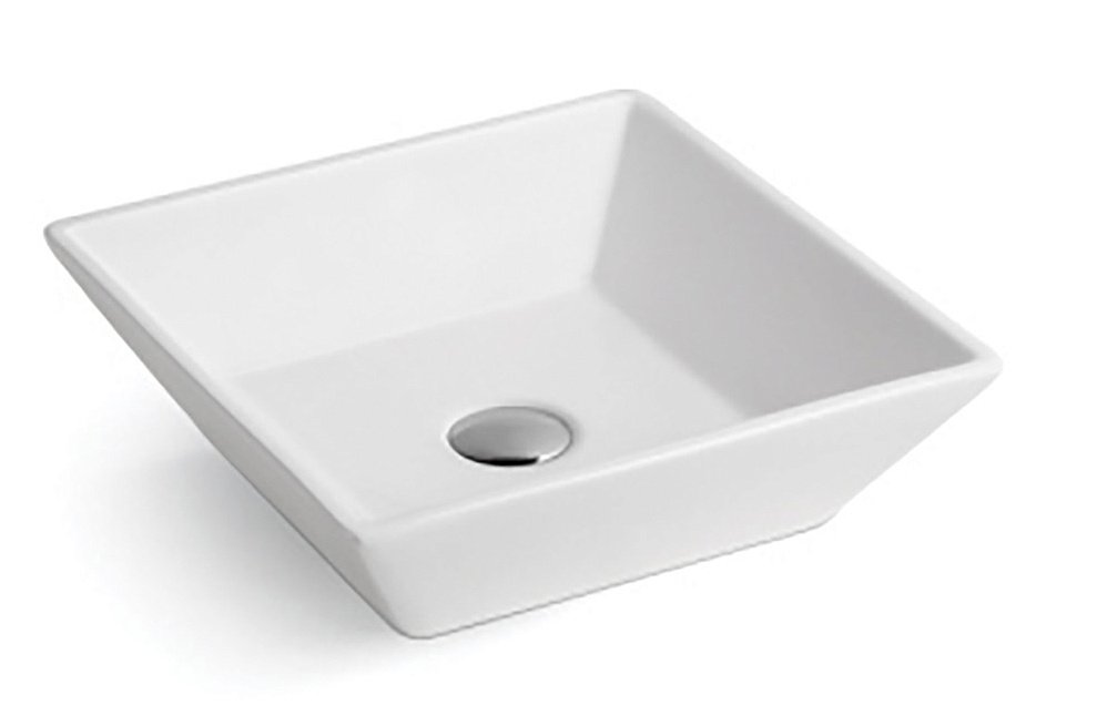 Раковина накладная SantiLine 41 SL-1014 белая купить в интернет-магазине Sanbest