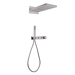 Душевая система ABBER Rund AF8752SP сатин купить в интернет-магазине сантехники Sanbest