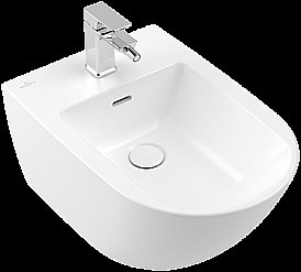Биде подвесное Villeroy&Boch Subway 3.0 447000RW белый матовый купить в интернет-магазине Sanbest