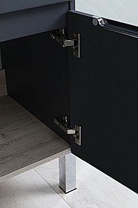 Тумба с раковиной Aquanet Алвита new 303900 70 антрацит для ванной в интернет-магазине Sanbest