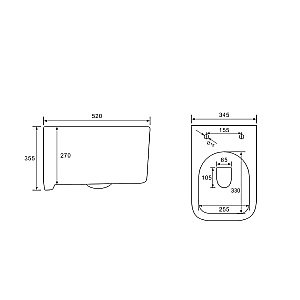 Унитаз подвесной Vincea ULTRA VT1-32 безободковый, с крышкой микролифт, белый купить в интернет-магазине Sanbest