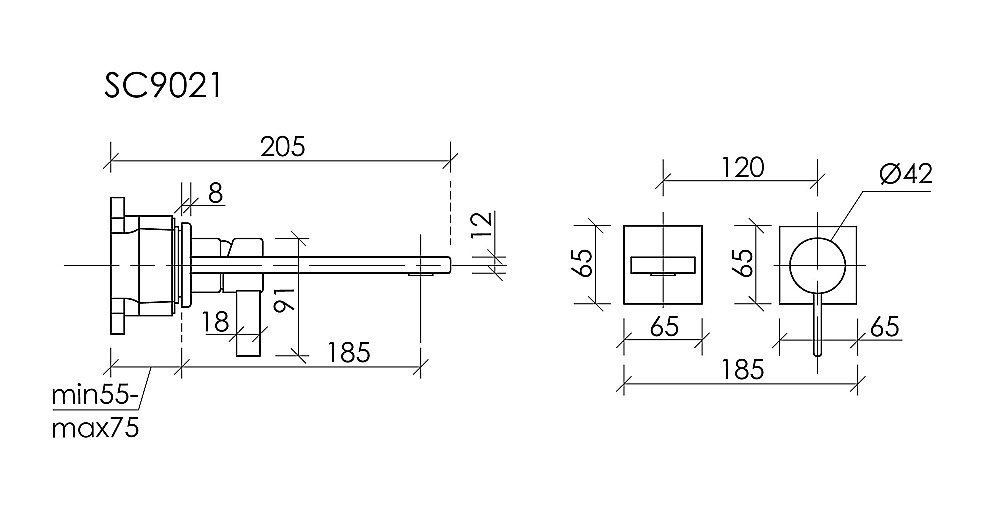 Смеситель для раковины Sancos Linn SC9021BN брашированный никель купить в интернет-магазине сантехники Sanbest