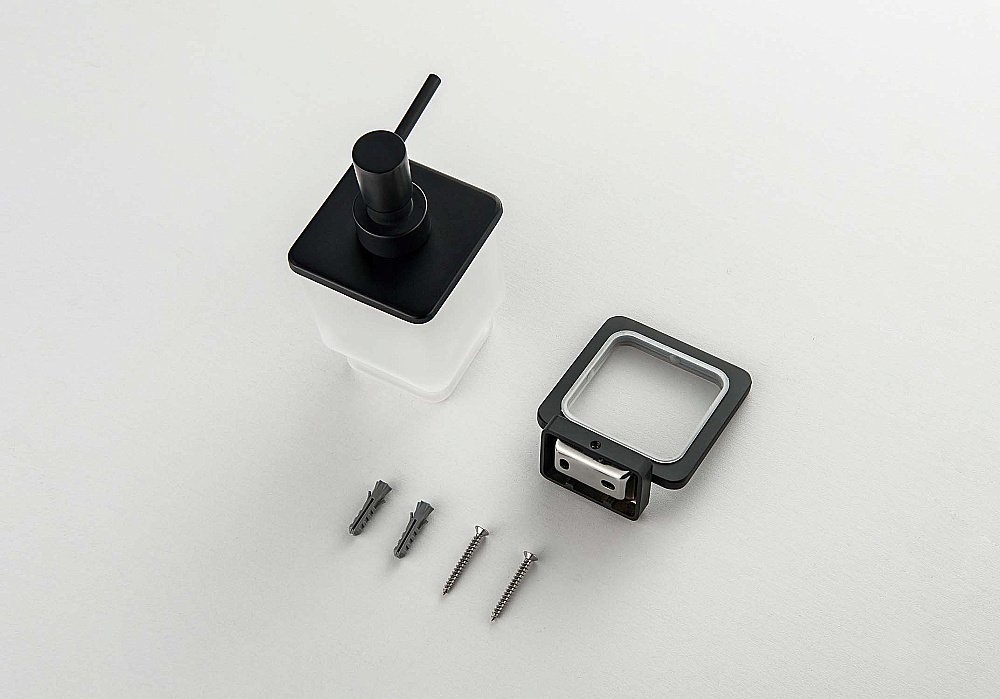 Диспенсер Aquatek Либра AQ4305MB стекло матовое/черный матовый купить в интернет-магазине сантехники Sanbest