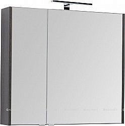 Зеркальный шкаф Aquanet Остин 85 тдуб кантербери купить в интернет-магазине сантехники Sanbest