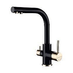 Смеситель для кухни Paulmark Essen Es213011-401BR Черный, бронза купить в интернет-магазине сантехники Sanbest