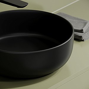 Раковина Ceramica Nova Taycan CN12003MB черная матовая купить в интернет-магазине Sanbest