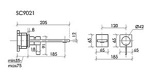 Смеситель для раковины Sancos Linn SC9021BN брашированный никель купить в интернет-магазине сантехники Sanbest