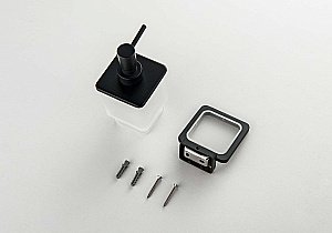 Диспенсер Aquatek Либра AQ4305MB стекло матовое/черный матовый купить в интернет-магазине сантехники Sanbest