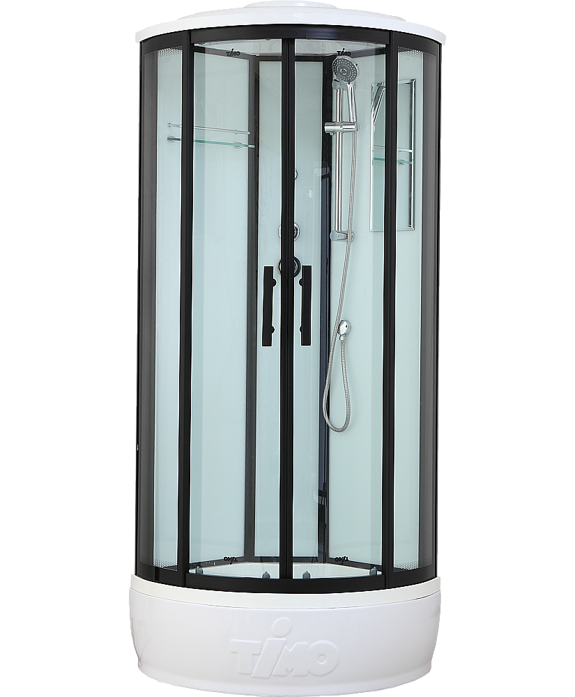 Душевая кабина Timo Standart T-6680 Black 80х80 купить в интернет-магазине Sanbest