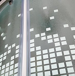 Душевая кабина DTO L 990 с гидромассажем и пультом 90х90 купить в интернет-магазине Sanbest