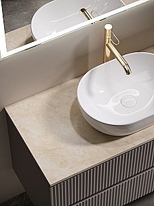 Тумба с раковиной Sancos SNOB R 100 со столешницей, Doha Soft для ванной в интернет-магазине Sanbest