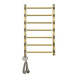 Полотенцесушитель электрический Domoterm Стефано П7 400x700 АБР EL бронза левый купить в интернет-магазине сантехники Sanbest