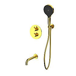 Смеситель для ванны WhiteCross Y YSET10TOPGL золото купить в интернет-магазине сантехники Sanbest