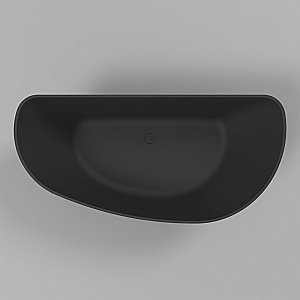 Ванна WhiteCross Topaz 170x80 черный матовый купить в интернет-магазине Sanbest