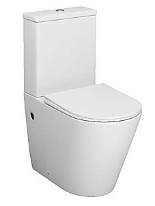 Унитаз Grossman Color GR-4480MS безободковый, с крышкой микролифт, с бачком, белый матовый купить в интернет-магазине Sanbest