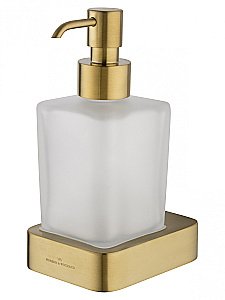 Дозатор мыла WONZON & WOGHAND LOTTE, Брашированное золото (WW-8333-BG) купить в интернет-магазине сантехники Sanbest