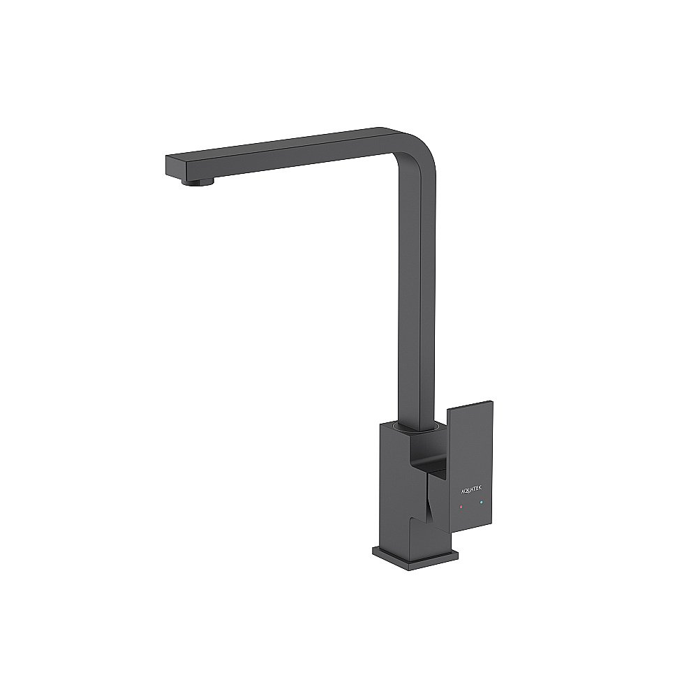 Смеситель для кухни Aquatek Либра AQ1680MB черный матовый купить в интернет-магазине сантехники Sanbest