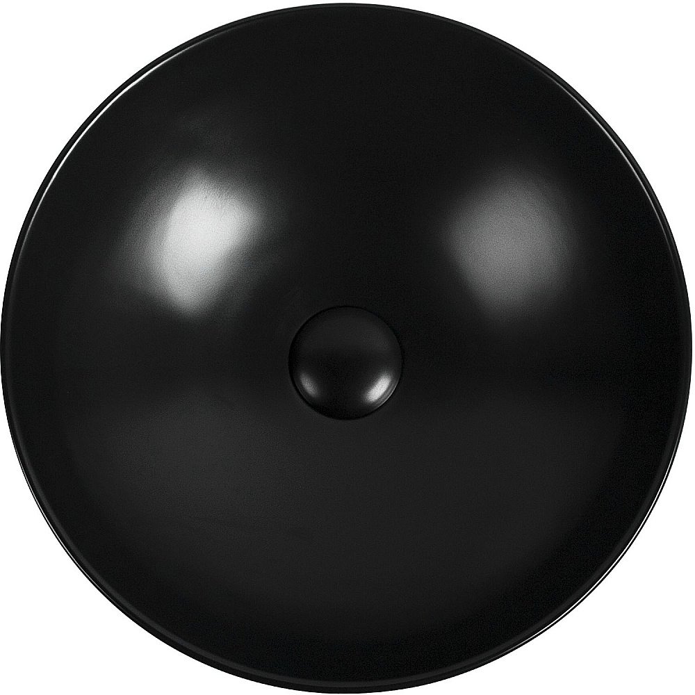 Раковина накладная Aquanet Smart-1-MB 42 273686 черная матовая купить в интернет-магазине Sanbest