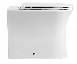 Унитаз Agger AT01200 безободковый, с крышкой микролифт купить в интернет-магазине Sanbest
