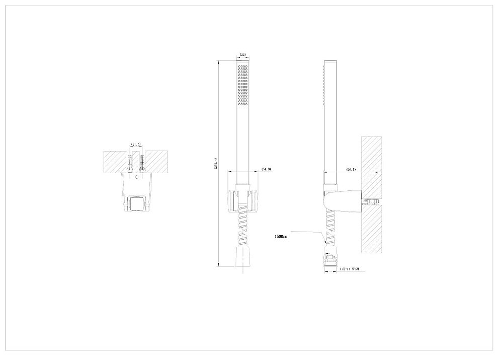 Душевой гарнитур Bravat ICEBERG D285KVF-RUS купить в интернет-магазине сантехники Sanbest