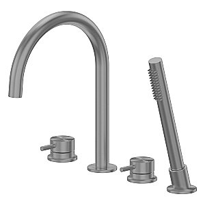 Смеситель для ванны Abber Wasser Kreis 316 AF8113BGG оружейная сталь брашированная купить в интернет-магазине сантехники Sanbest