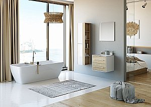 Зеркало AQWELLA Майами 65 в ванную от интернет-магазине сантехники Sanbest