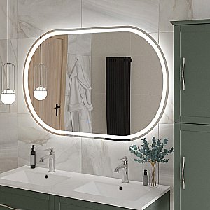 Зеркало с LED подстветкой Cezares GIUBILEO CZR-SPC-LED-TCH-WARM 150x80 в ванную от интернет-магазине сантехники Sanbest