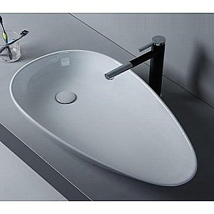 Раковина накладная CeramaLux N 66,5 7862-1 белая купить в интернет-магазине Sanbest