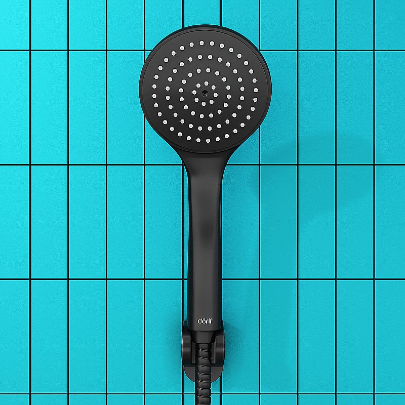 Душевой гарнитур Dorff Comfort D0208000BL черный матовый купить в интернет-магазине сантехники Sanbest