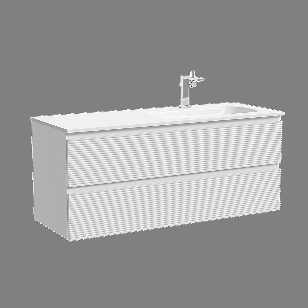 Тумба с раковиной Sancos Folk FL120W 120 Bianco для ванной в интернет-магазине Sanbest