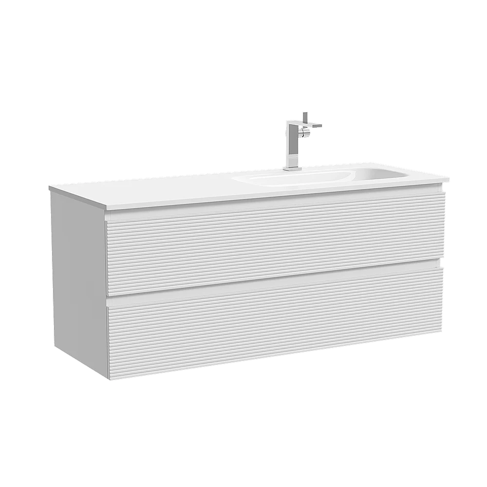 Тумба с раковиной Sancos Folk FL120W 120 Bianco для ванной в интернет-магазине Sanbest
