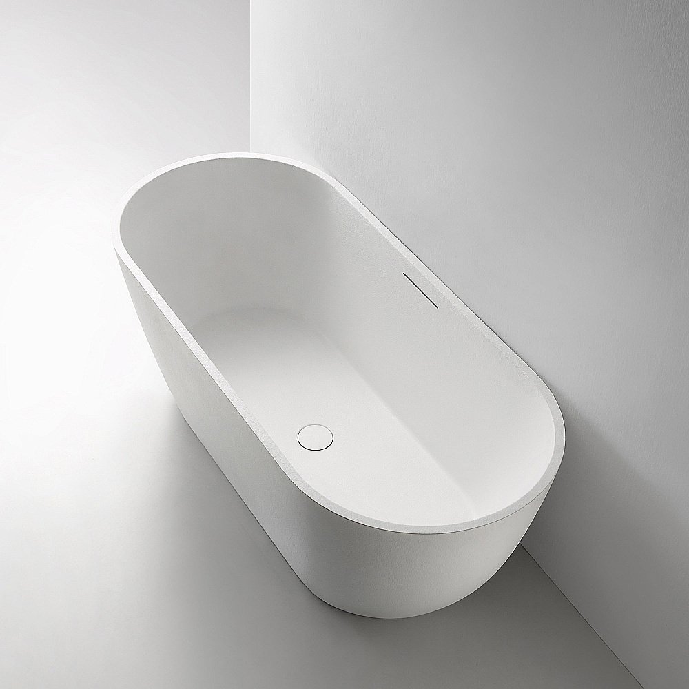 Ванна отдельностоящая Abber Frankfurt AM9941 170x75 белая купить в интернет-магазине Sanbest