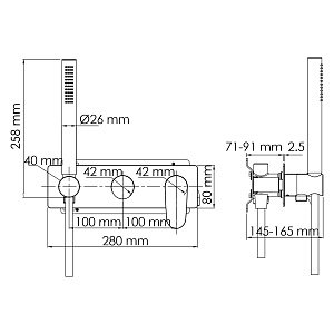 Смеситель для душа WasserKRAFT Dinkel 5877 хром купить в интернет-магазине сантехники Sanbest