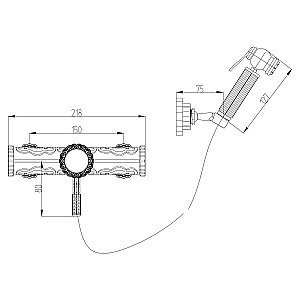 Гигиенический душ Lemark Jasmine LM6618ORB черная бронза купить в интернет-магазине сантехники Sanbest