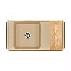 Мойка кухонная Акватон Беллис 97 латте купить в интернет-магазине сантехники Sanbest