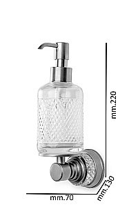 Диспенсер Boheme AURA 10247-G золото купить в интернет-магазине сантехники Sanbest