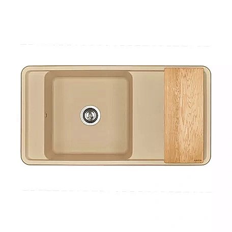 Мойка кухонная Акватон Беллис 97 латте купить в интернет-магазине сантехники Sanbest