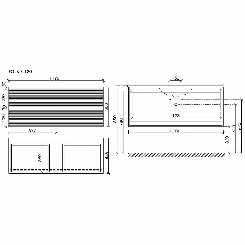Тумба с раковиной Sancos Folk 120 FL120W Bianco для ванной в интернет-магазине Sanbest
