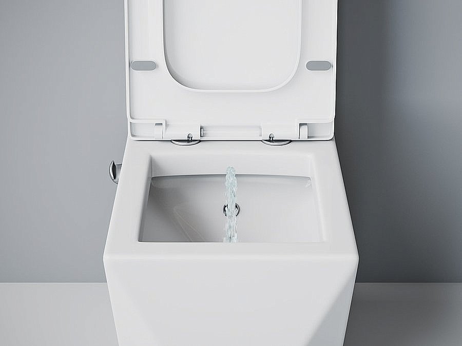 Унитаз-моноблок с функцией биде Laguraty 071AC с крышкой микролифт купить в интернет-магазине Sanbest