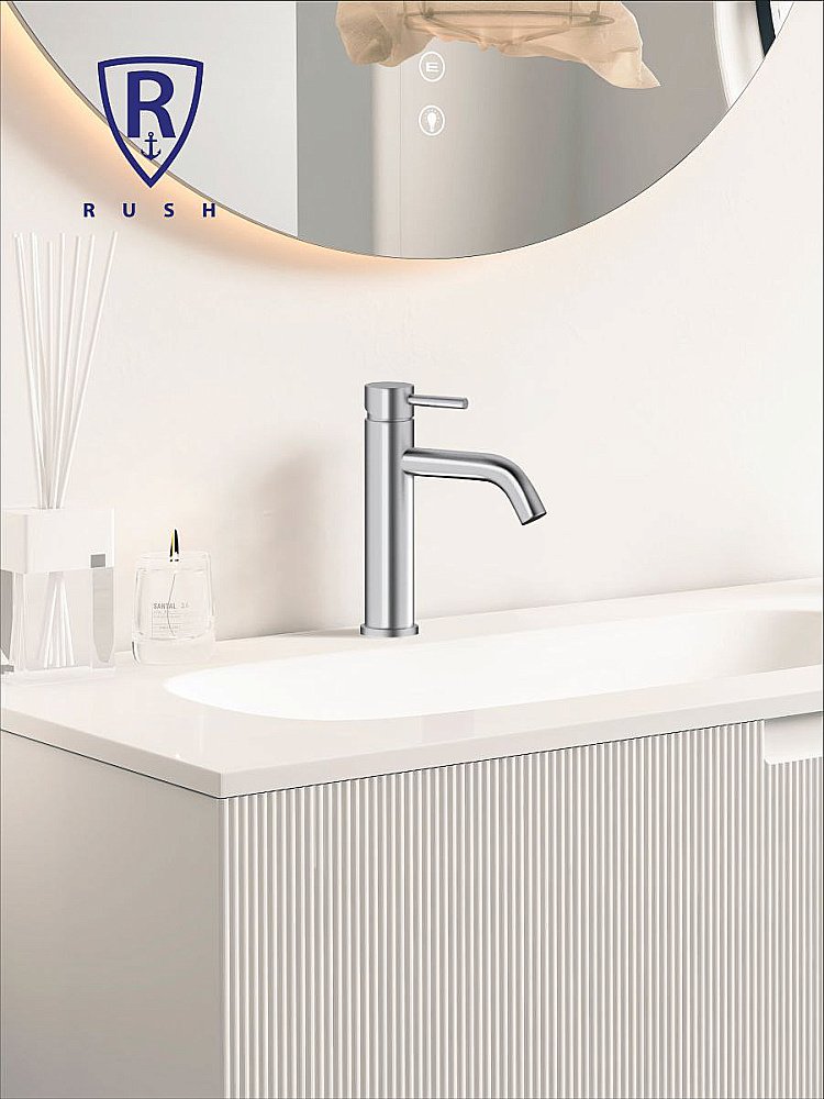 Смеситель для раковины Rush Melos SUS1101-11 сатин купить в интернет-магазине сантехники Sanbest