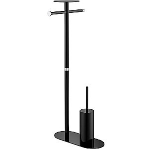 Стойка для ванной Boheme Venturo 10953-B-CR черный/хром купить в интернет-магазине сантехники Sanbest