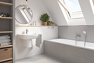 Смеситель для раковины GROHE Eurosmart 23456003 хром купить в интернет-магазине сантехники Sanbest