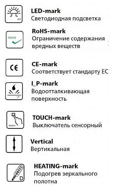 Зеркало с подсветкой Esbano ES-3682HD 60 в ванную от интернет-магазине сантехники Sanbest